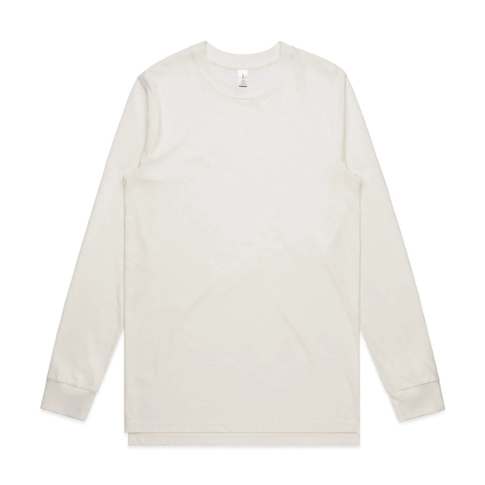 As Colour Men's base organic L/S tee 5029G Casual Wear As Colour NATURAL XSM
